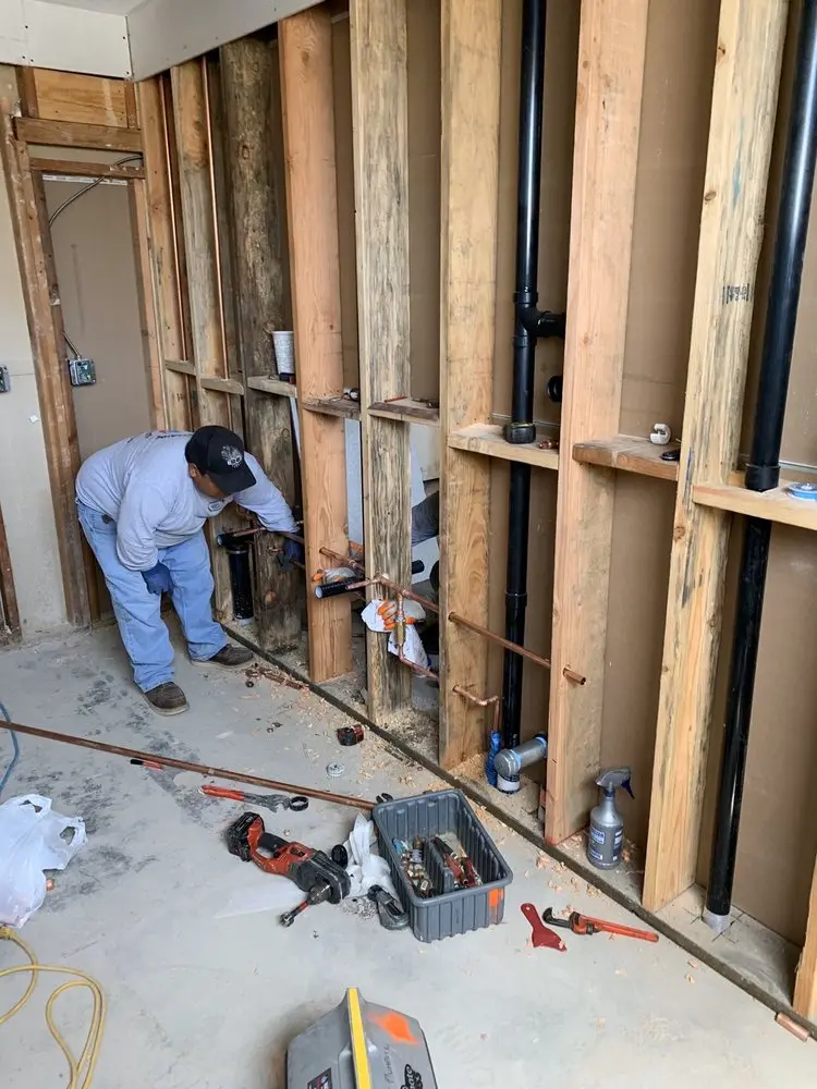 Commercial rough-in plumbing for Commercial Plumbing in Lathrop